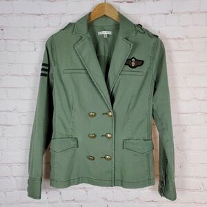 𝅺Cabi 326 Womens Small S Military Sergeant Flight Double Breasted Utility Jacket